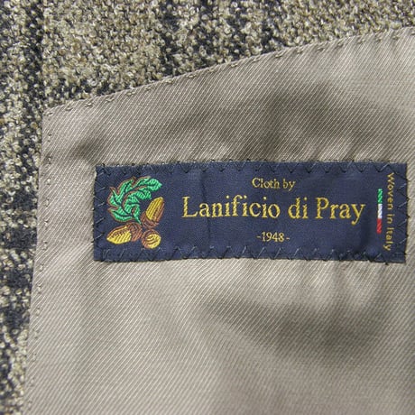 MACKINTOSH PHILOSOPHY × Lanificio di Pray ／ マッキントッシュフィロソフィー × ラニフィーチョ ディ・プレイ　ジャケット 日本製 グレージュ ｜ 春 秋冬