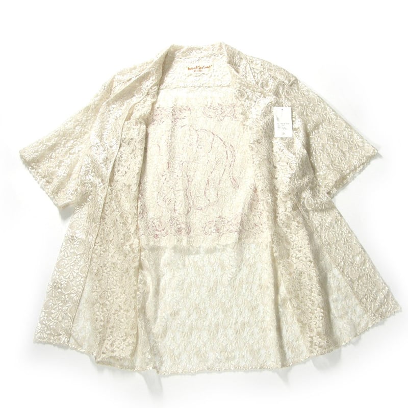 【Work of art Kendai 】レース半袖シャツ Work of Art Kendai ／ ワークオブアートケンダイ レース 半袖シャツ