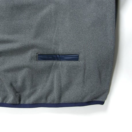 new balance golf ／ ニューバランスゴルフ　軽量 吸汗速乾 通気性 ストレッチ P.P.TEX アウター フルジップ スウェット パーカー グレー ネイビー ｜ 春 秋冬