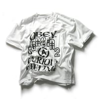 OBEY ／ オベイ　グラフィック Tシャツ メッシュ プラクティス ジャージ ホワイト ｜ オールシーズン