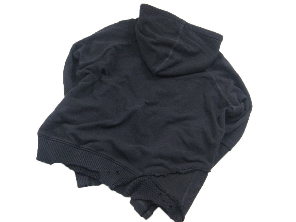 Greg Lauren グレッグ・ローレン サテンハイテック ネイビーフーディー Greg Lauren グレッグ・ローレン サテンハイテック ネイビー