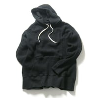 SUNNY SPORTS ／ サニースポーツ　パーカー ヘビーウェイト ワッフル生地 サーマル 50S RAGLAN HOODIE ブラック ｜ 春 秋冬　（No.370561）