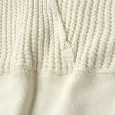SUNNY SPORTS ／ サニースポーツ　パーカー ヘビーウェイト ワッフル生地 サーマル 50S RAGLAN HOODIE ナチュラル ｜ 春 秋冬　（No.370565）