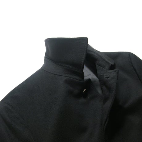 D'URBAN × Loro Piana ／ ダーバン × ロロピアーナ　カシミヤ ステンカラーコート 日本製 ブラック レナウン ｜ 秋冬　（No.321652）