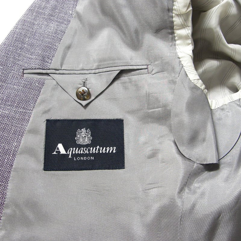 Aquascutum ／ アクアスキュータム ホップサック ジャケット 日本製