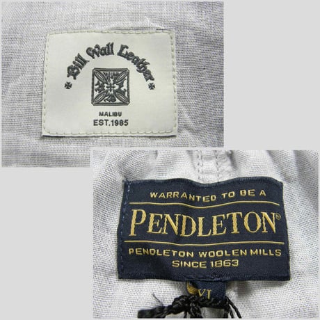 Bill Wall Leather × PENDLETON ／ ビルウォールレザー × ペンドルトン　シルバー925 ダブルガーゼ オンブレチェック イージーパンツ ｜ 春夏　（No.380053）