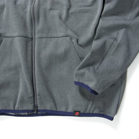 new balance golf ／ ニューバランスゴルフ　軽量 吸汗速乾 通気性 ストレッチ P.P.TEX アウター フルジップ スウェット パーカー グレー ネイビー ｜ 春 秋冬