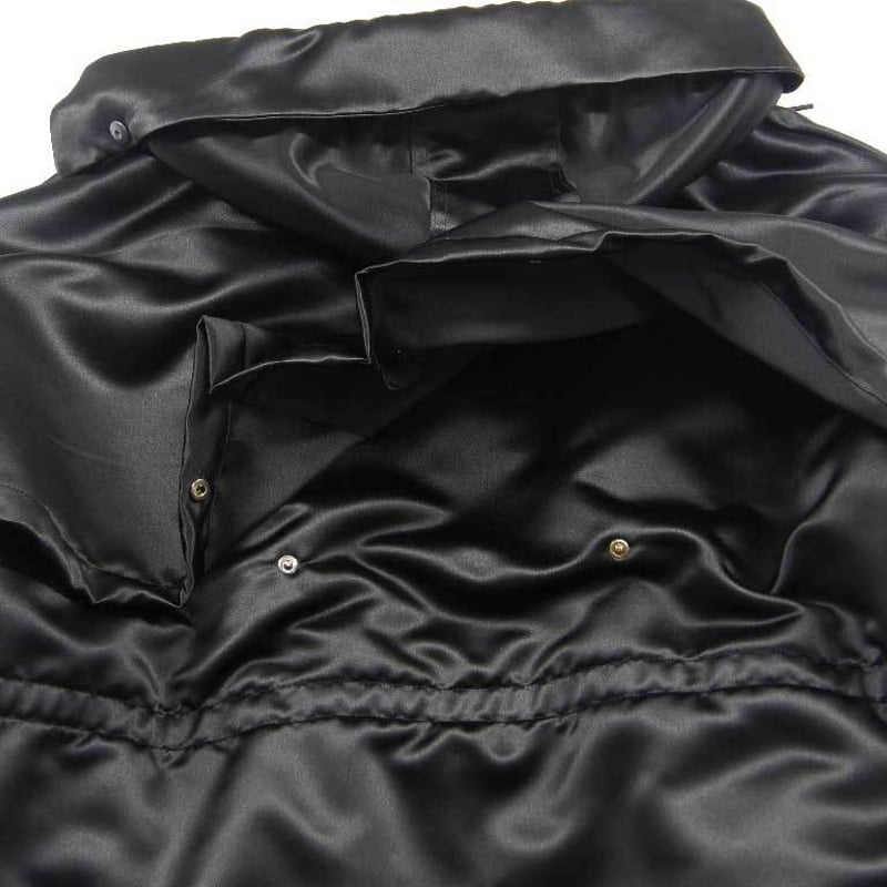 F/CE. エフシーイー サテン コーチジャケット ボア ブラック