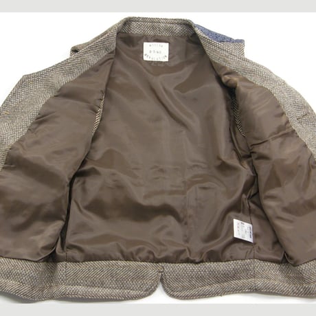 BOSTON-NINE × Harris Tweed ／ ボストンナイン × ハリスツイード　希少 60s ヴィンテージ クレイジーパターン ベスト ヘリンボーン ｜ 秋冬　（No.353946）