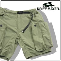 KRIFF MAYER ／ クリフメイヤー　速乾 軽量 ストレッチ ビッグポケット ショートパンツ 大容量ポケット ハーフパンツ カーキ ｜ 春夏