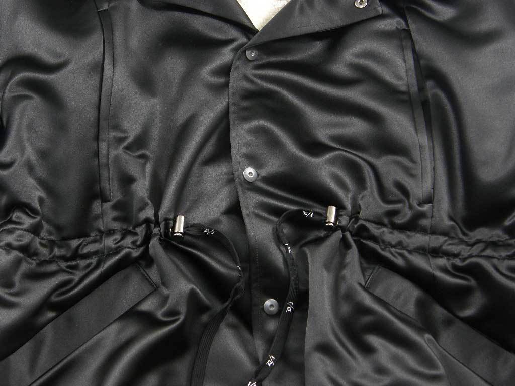 F/CE. エフシーイー サテン コーチジャケット ボア ブラック F/CE. エフシーイー サテン コーチジャケット ボア ブラック F/CE
