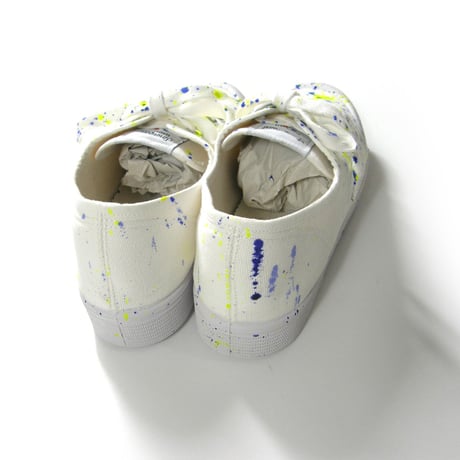 Spring Court × BEAMS LIGHTS ／ スプリングコート × ビームスライツ　G2 CANVAS スプラッシュペイント スニーカー スペイン製 41 ｜ オールシーズン