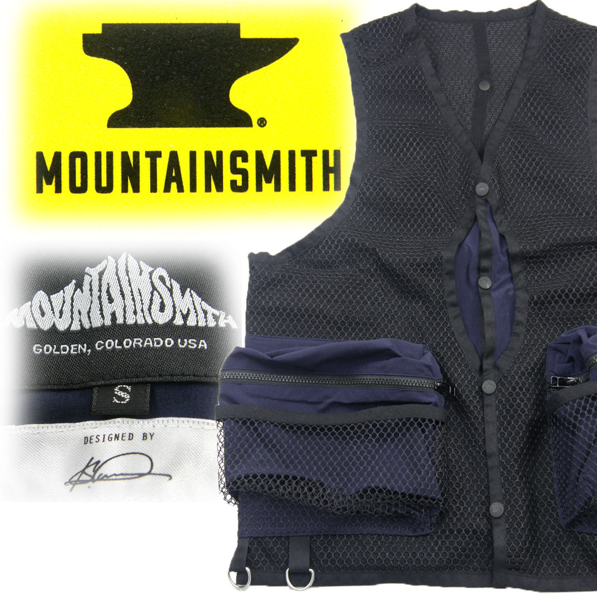 MOUNTAIN SMITH / マウンテンスミス リバーシブル ベスト 撥水 MOUNTAIN SMITH / マウンテンスミス リバーシブル ベスト 撥水