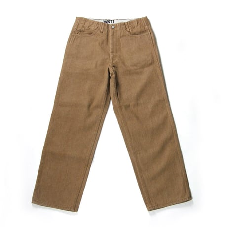 WESTOVERALLS ／ ウエストオーバーオールズ　801S デニム パンツ 日本製 ジーンズ ジーパン ブラウン ｜ オールシーズン