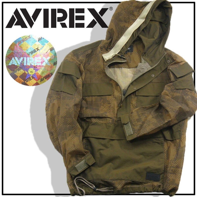 AVIREX / アヴィレックス 防蚊効果 アノラック パーカー 着る網戸 撥水 