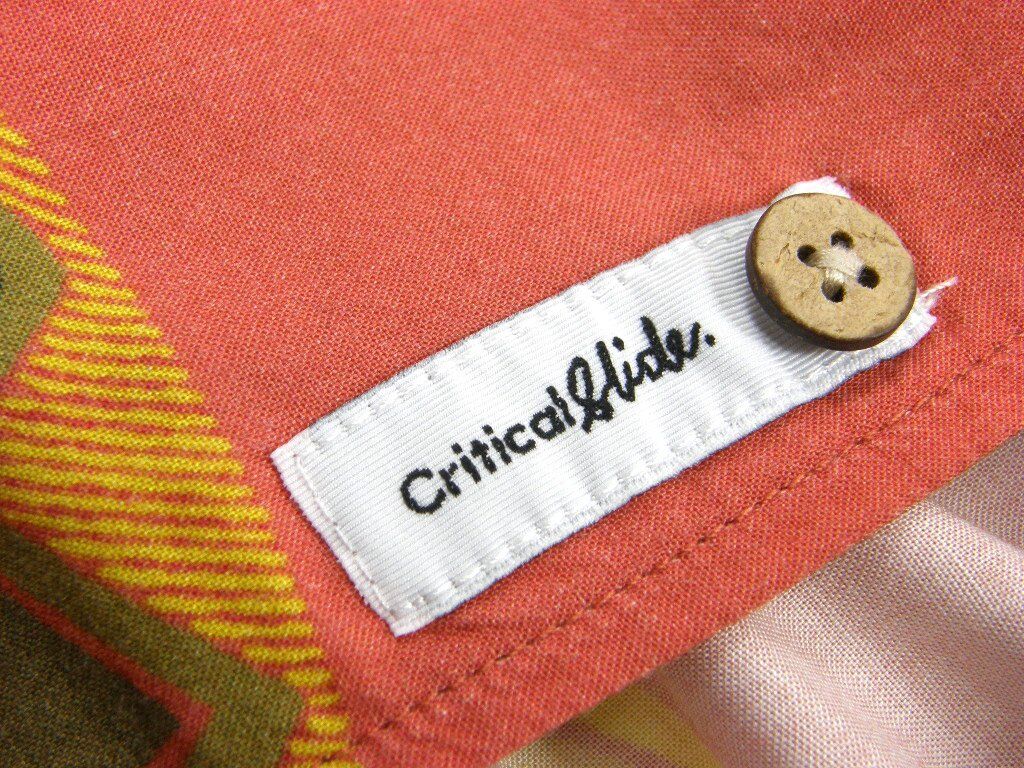 Critical Slide. アロハシャツ 半袖 オレンジ Critical Slide / クリティカルスライド TCSS アロハシャツ 虎