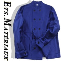 ETS.MATERIAUX ／ マテリオ　超長綿 ピマーナ ダブル カバーオール 日本製 立ち襟 ｜ 秋冬　（No.350710）