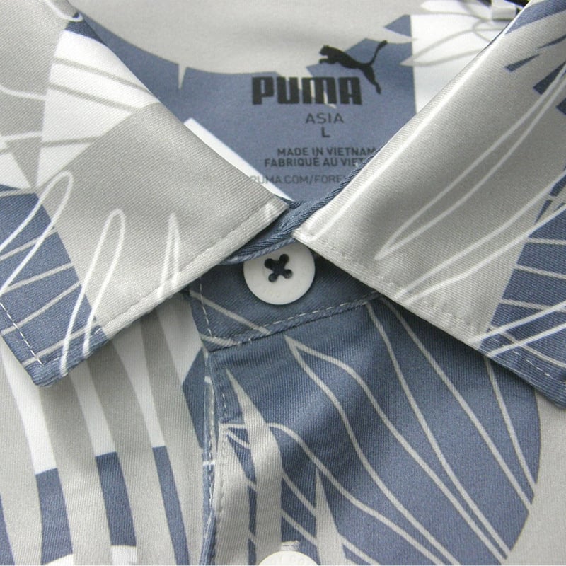 PUMA GOLF WEAR / プーマゴルフウェア ポロシャツ MATTR GEO UPF4 PUMA GOLF WEAR / プーマゴルフウェア ポロシャツ MATTR GEO UPF4