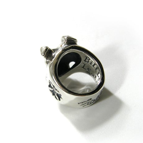 Bill Wall Leather ／ ビルウォールレザー　Large Dog Head Ring silver925 アメリカ製 ラージドッグヘッドリング シルバー925 指輪 ｜ オールシーズン