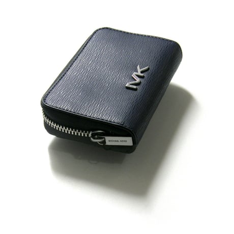 MICHAEL KORS ／ マイケルコース　コンパクト財布 COOPER ミニウォレット コインケース カードケース ネイビー ｜ オールシーズン　（No.360298）