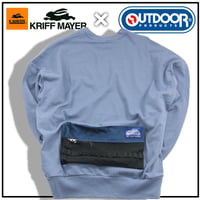 KRIFF MAYER × OUTDOOR PRODUCTS ／ クリフメイヤー × アウトドアプロダクツ　ジップポケット スウェット プルオーバー クルーネック トレーナー ｜ 春 秋冬