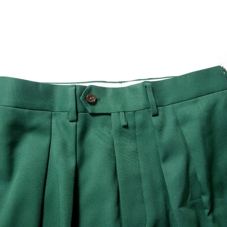 NEAT ／ ニート　トラウザーズ 日本製 T/C BRUSHED LINING STANDARD 裏起毛 パンツ グリーン ｜ 秋冬　（No.360577）