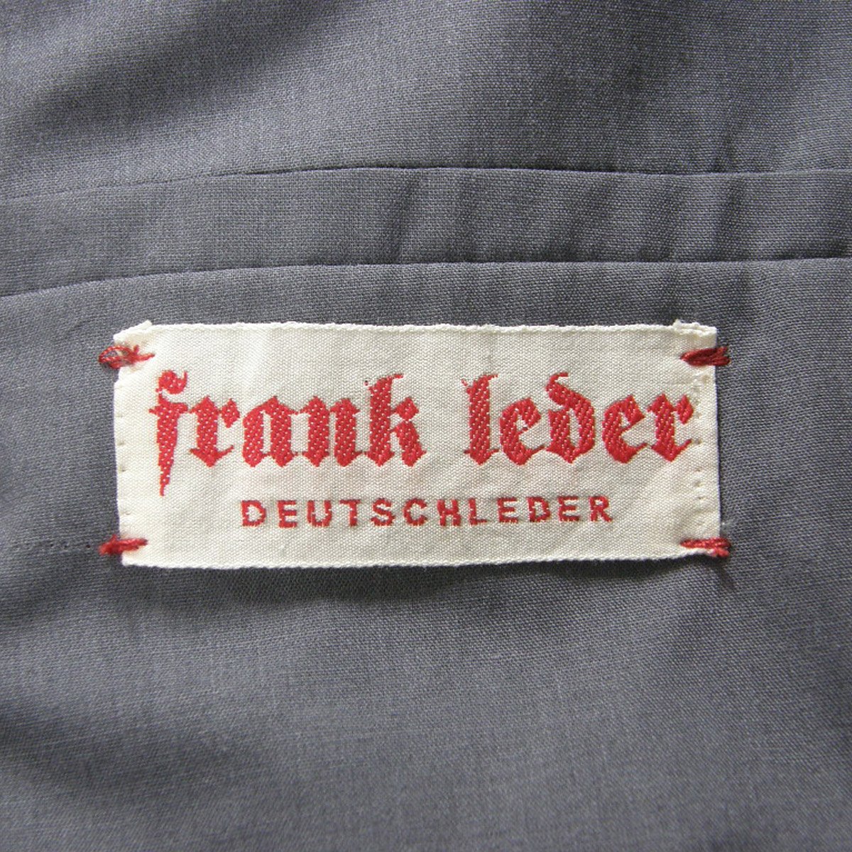 FRANK LEDER ／ フランクリーダー ジャーマンレザー