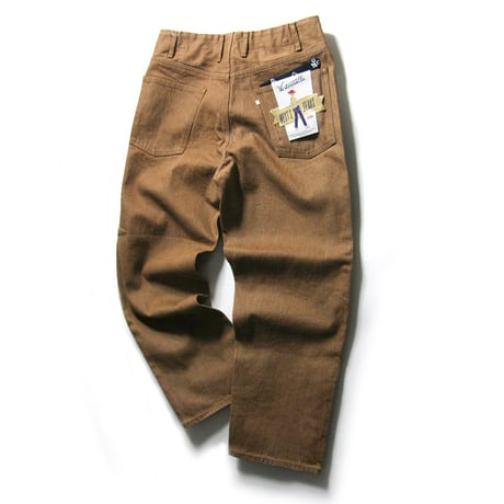 WESTOVERALLS ／ ウエストオーバーオールズ　801S デニム パンツ 日本製 ジーンズ ジーパン ブラウン ｜ オールシーズン
