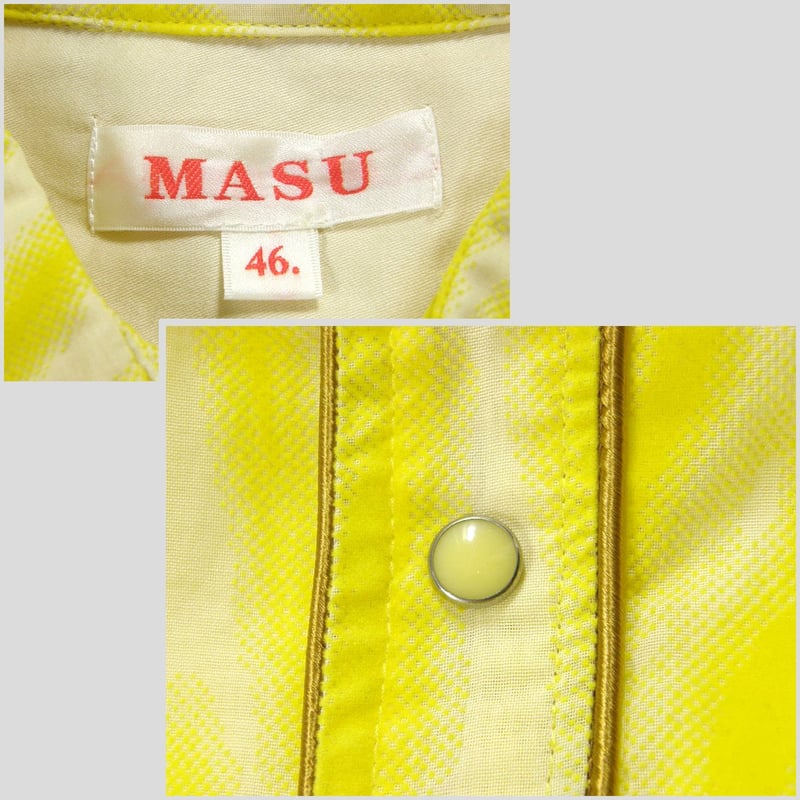 MASU ／ エムエーエスユー ウエスタンシャツ SEE-THROUGH WESTERN SH