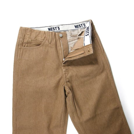 WESTOVERALLS ／ ウエストオーバーオールズ　801S デニム パンツ 日本製 ジーンズ ジーパン ブラウン ｜ オールシーズン