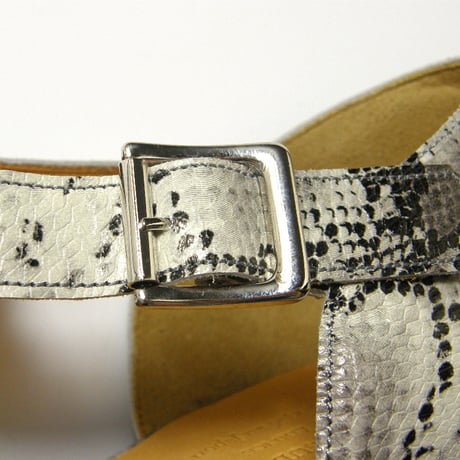 HIROSHI TSUBOUCHI × EDIFICE / ヒロシツボウチ × エディフィス　牛革 グルカサンダル 日本製 レザー サンダル シューズ パイソン ヘビ柄 へび 蛇 坪内浩 春夏