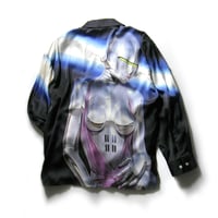 H.R.GIGER × SORAYAMA ／ H.R.ギーガー × 空山基　エイリアン セクシーロボット 長袖シャツ ハンス・リューディ・ギーガー ｜ オールシーズン