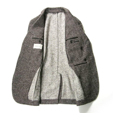 Ermenegildo Zegna ／ エルメネジルド ゼニア　ヘリンボーン ツイード ジャケット スイス製 エルボーパッチ ｜ 秋冬　（No.272134）