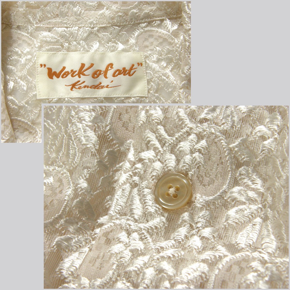Work of Art Kendai ／ ワークオブアートケンダイ レース 半袖シャツ