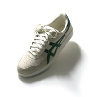 ASICS ／ アシックス　SKATEBOARDING JAPAN PRO レザー スニーカー オフホワイト グリーン ｜ オールシーズン