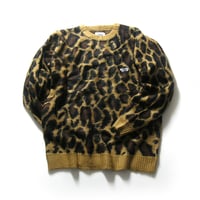 THE FOX COLLECTION by PENNEY'S ／ ザフォックス コレクション バイ ペニーズ　レオパード シャギー ニット クルーネック セーター PENNEYS ｜ 秋冬