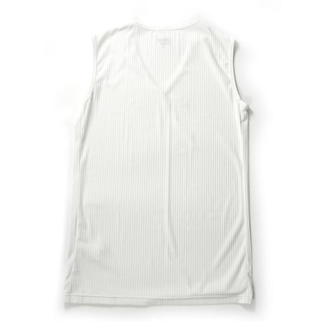 BEAMS GOLF × FREEZE TECH ／ ビームスゴルフ × フリーズテック　氷撃インナー 冷感 インナーシャツ 日本製 Vネック ノースリーブ 抗菌防臭 ホワイト ｜ オールシーズン
