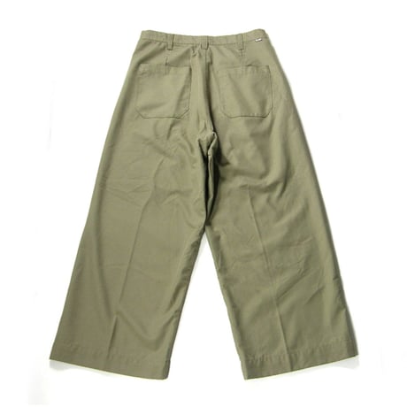 OBEY ／ オベイ　ワイド バギーパンツ OLIVER PLEATED PANT BAGGY FIT カーキグリーン ｜ オールシーズン