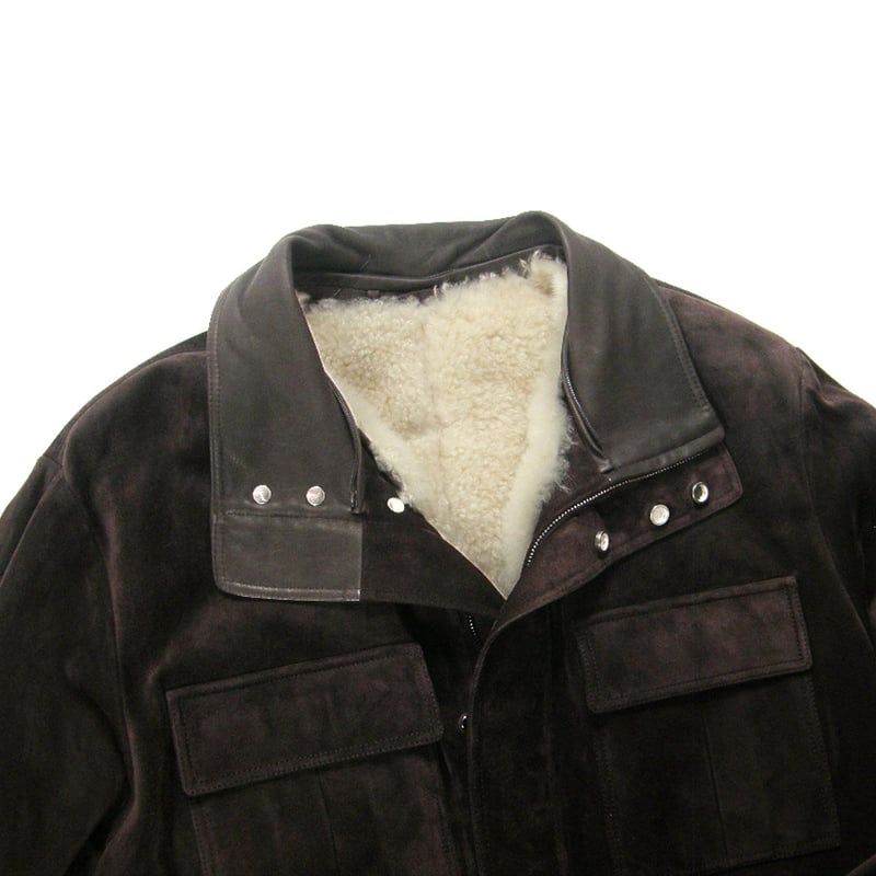 Brioni ／ ブリオーニ ライナー付き スエードレザーコート