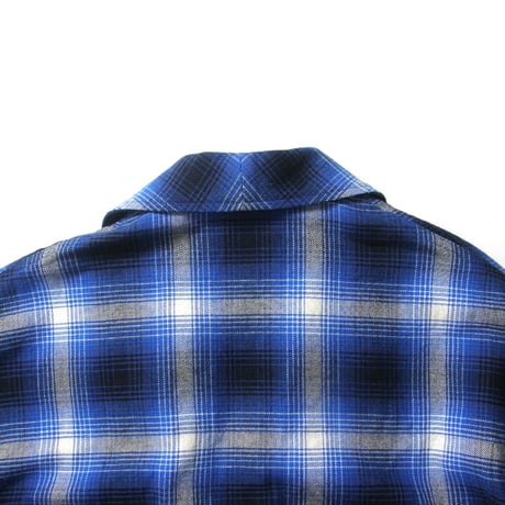 Rafu ／ ラフ　コットンフランネル ガウン 日本製 GOWN OVER COAT コート オンブレチェック ｜ 春 秋冬　（No.370701）