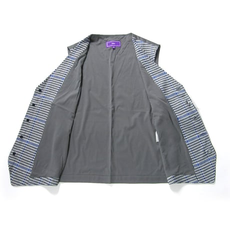 BEAMS GOLF PURPLE LABEL × Airshut ／ ビームスゴルフ パープルレーベル × エアシャット　防風 撥水 ストレッチ ベスト ブルー ｜ 春 秋冬　（No.330387）