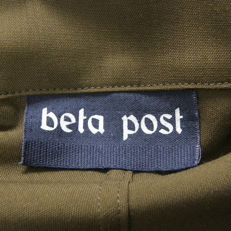 beta post ／ ベータポスト　2WAY シャツ バッグ shoulder bag shirt 日本製 カーキグリーン ｜ オールシーズン　（No.370570）