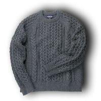 patagonia ／ パタゴニア　フィッシャーマンニット リサイクルウール ブレンド ウール セーター グレー ｜ 秋冬　（No.360225）