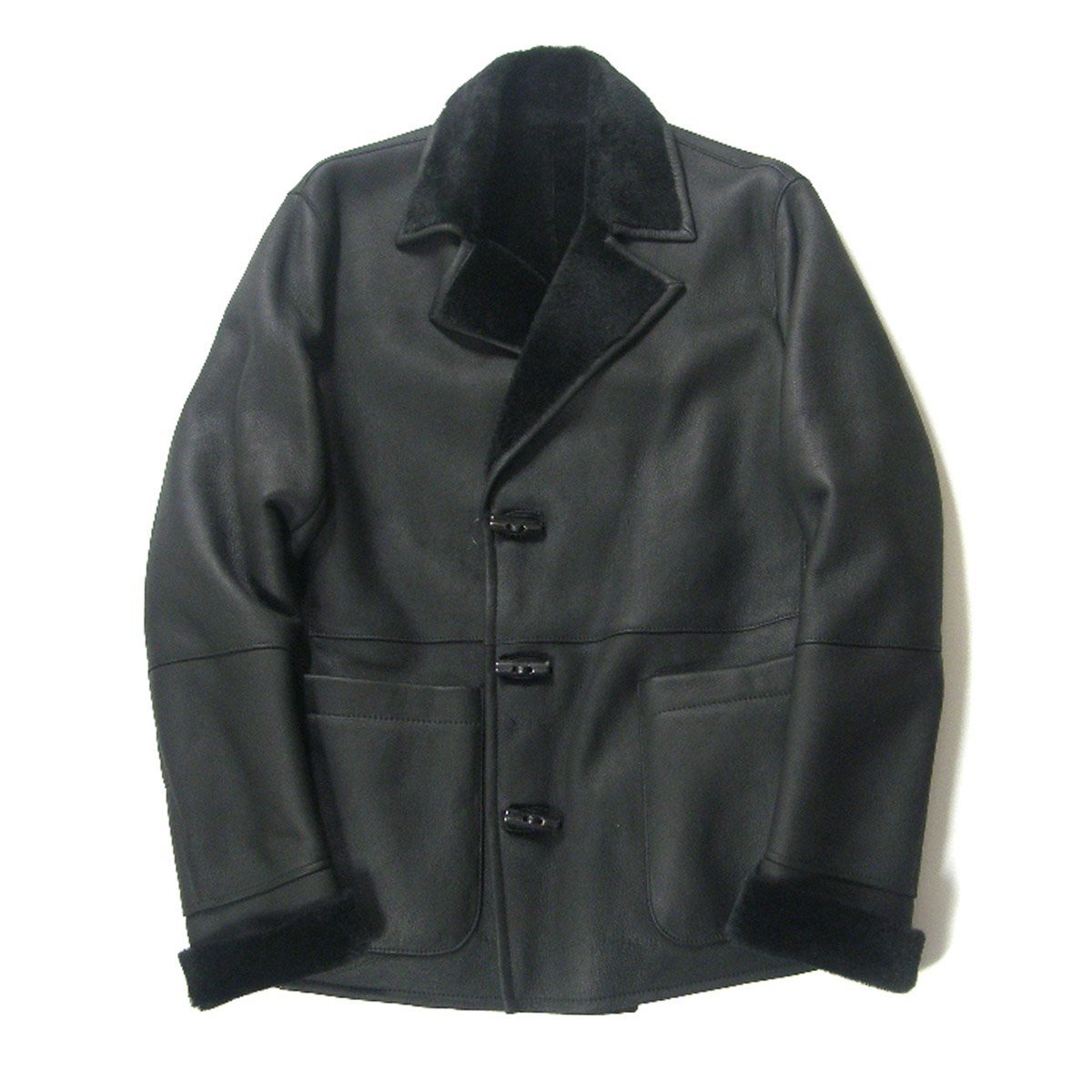 DKNY ／ ダナキャランニューヨーク 羊革 リバーシブル コート ムートン