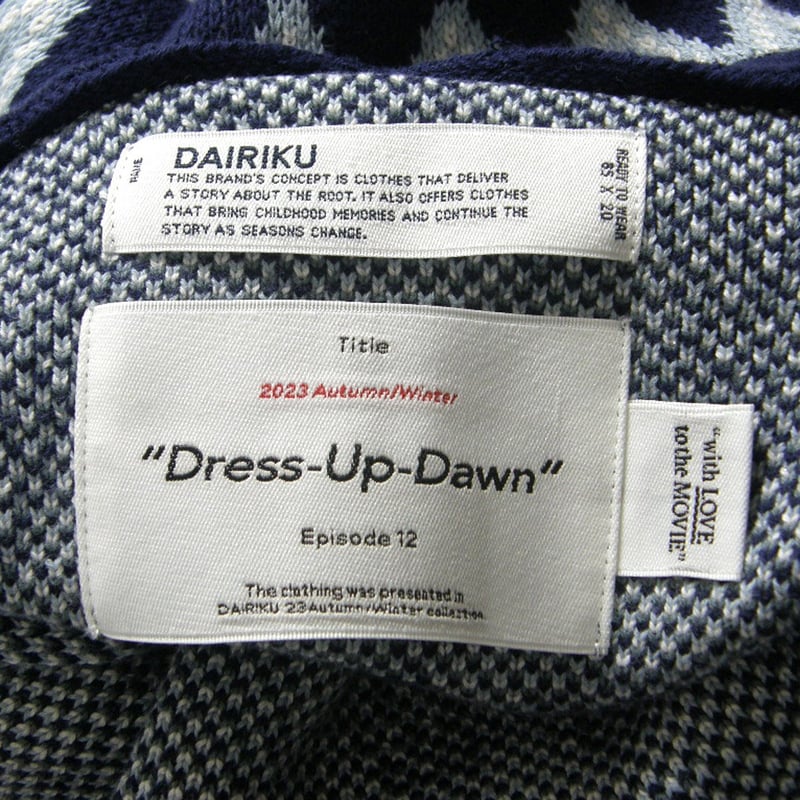 DAIRIKU / ダイリク コットンニット パーカー プルオーバー DAIRIKU / ダイリク コットンニット パーカー プルオーバー