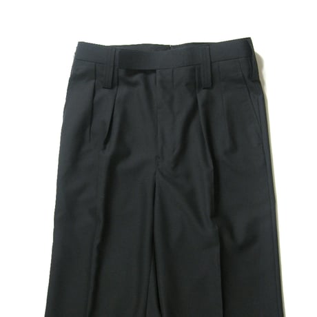 Fumiya Hirano THE TROUSERS × Harrisons ／ フミヤヒラノザトラウザーズ × ハリソンズ　Davis トラウザーズ 日本製 パンツ ブラック ｜ 春夏　370822