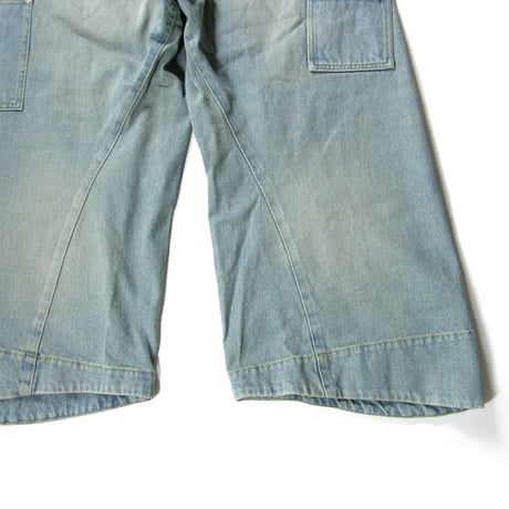 YUKI HASHIMOTO ／ ユウキハシモト　ダブルニー デニム バギー パンツ 日本製 BAGGY TWISTED DOUBLE KNEE JEANS ジーンズ ジーパン ｜ オールシーズン