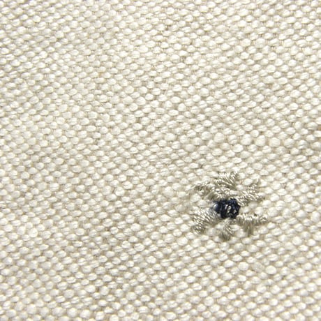 TAITAI × YOSHIOKAIRYOUTEN ／ タイタイ × 吉岡衣料店　スカル刺繍 リネン ショッピングバッグ 日本製 オフホワイト ｜ オールシーズン　（No.353668）