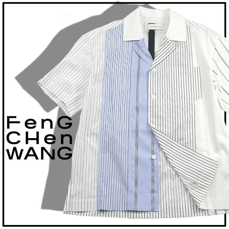Feng Chen Wang フェンチェンワン メンズ 半袖シャツ Feng Chen Wang フェン・チェン・ワン 半袖 シャツ メンズ
