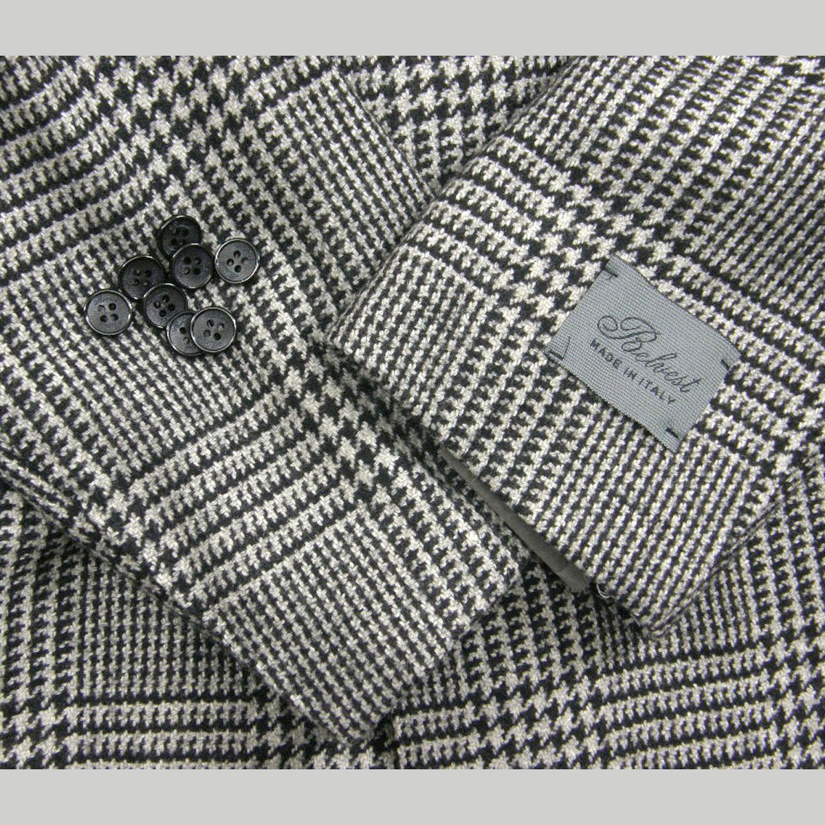 イタリア製 ツイード ダブルブレスト チェスターコート Belvest ／ ベルベスト チェスターコート イタリア製 ツイード